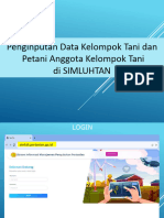 Simluh - Input Poktan Dan Petani