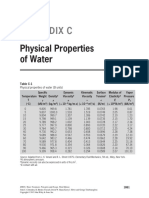 MWH S Water Treatment Principles and Design Third Edition - 2012 - Crittenden - Appendix C Physical Properties of Water
