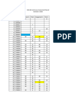 CEB 282 Continuous Assessment Record