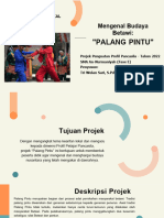 Modul Projek Kearifan Lokal - Mengenal Budaya Betawi - Palang Pintu - Fase E