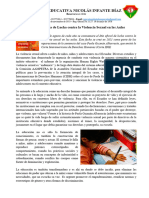 14 de Agosto Día de Lucha Contra La Violencia Sexual en Las Aulas