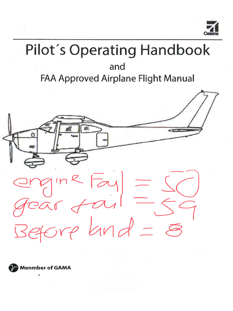 セスナT-303クルーセイダー運航規程・訓練実施要領オペレ―ションマニュアル2冊 Cessna t303 Pilots Operating Handbook | PDF