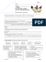 Activity 5 Welfare of Chickens