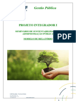 RELATÓRIO Projeto Integrador I - Seminário de Sustentabilidade Na Administração Pública
