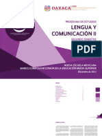 PE - Lengua y Comunicación II