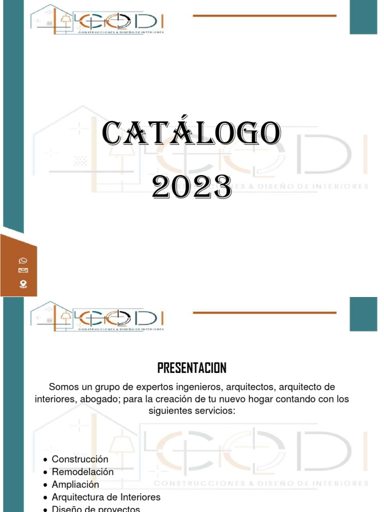 Servicios de Arquitectura y Diseño 2023 | PDF | edificio | Arquitecto