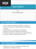 15-33B - Core - Java Programming-Java Tokens