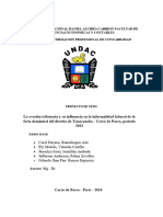 Universidad Nacional Daniel Alcides Carrion Facultad de Ciencias Economicas y Contables 2