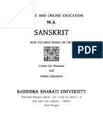 Complete CBCS Sanskrit Syllabus