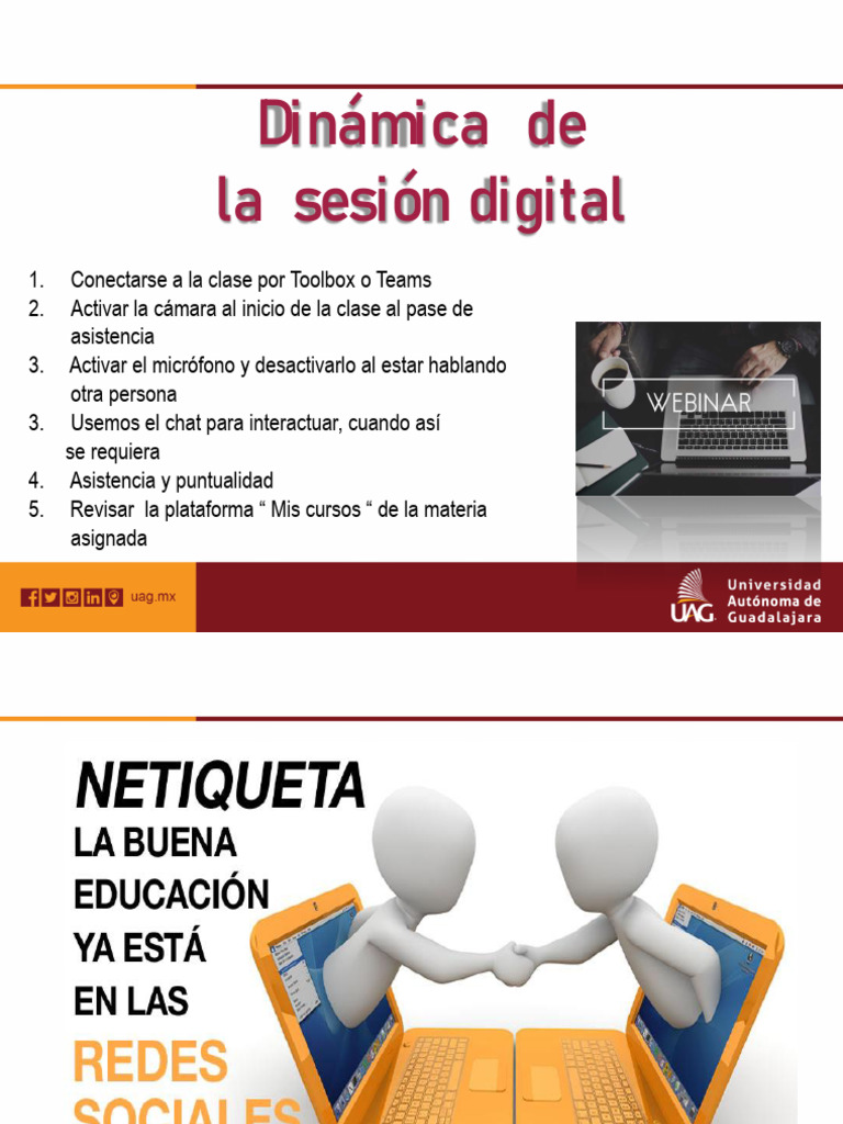 Normas de Netiqueta en Clases Online | PDF