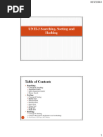 KCS301 Data Structure UNIT 3 Searching Sorting Hashing