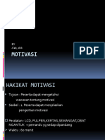 Hakikat MOTIVASI - Poltera 2014
