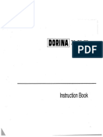 Pfaff Dorina 72/75/77 Sewing Machine Instruction Manual