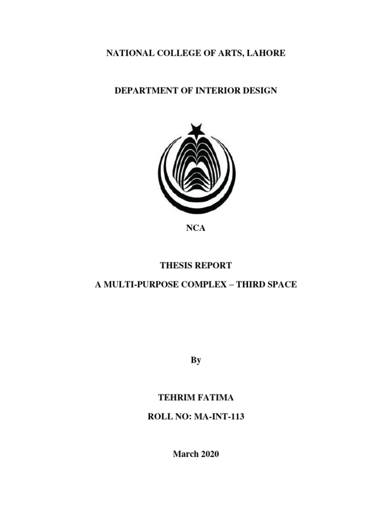 MASTERS THESIS REPORT - Interior Design | PDF | Pattern | Space