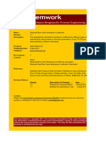 Reduced Bore Valve Resistance Coefficient Calculation