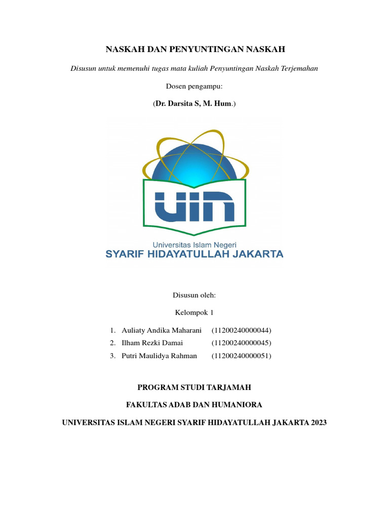Penyuntingan Naskah: Panduan dan Jenis | PDF