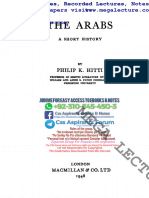 The Arabs A Short History by PK Hitti PDF