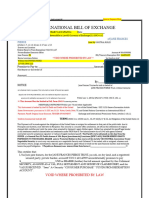 International Bill of Exchange --Template