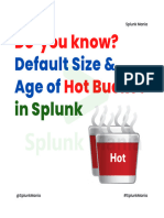 31.do You Know Default Size & Age of Hot Bucket in Splunk