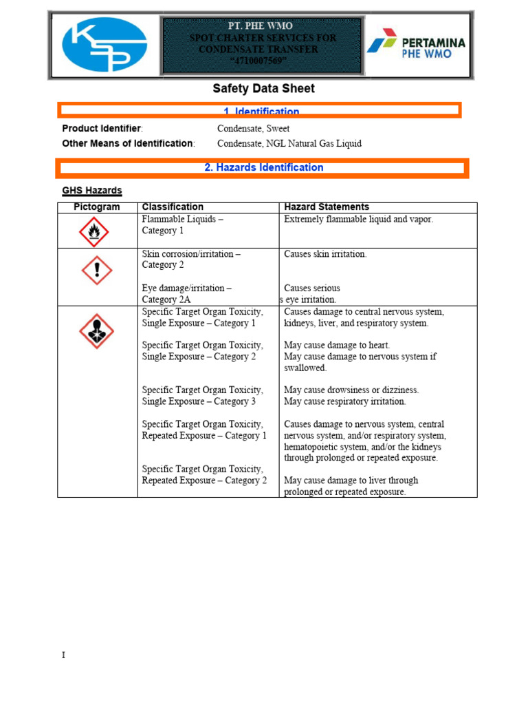 Condensate Canada SDS Keyera | PDF | Firefighting | Cough