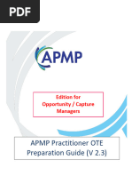 APMP Opportunity Capture P