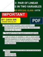 Chapter-3 Pair of Linear Equations in Two Variables