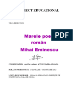 0 Proiect Educational Mihai Eminescu