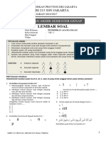 Soal Uas Agama Kelas 8 SMT 1 TH 20161