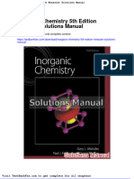 Dwnload Full Inorganic Chemistry 5th Edition Miessler Solutions Manual PDF