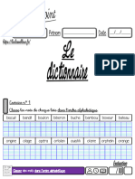 Le Dictionnaire CM2