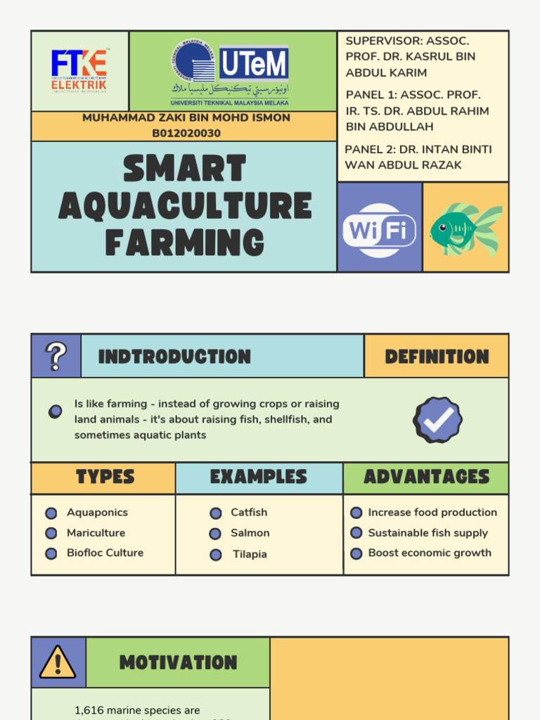 Smart Aquaculture Farming - B012020030 | PDF | Aquaculture | Internet ...