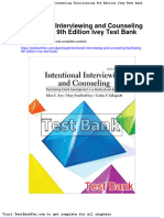 Dwnload Full Intentional Interviewing and Counseling Facilitating 9th Edition Ivey Test Bank PDF