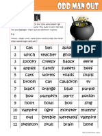 Odd One Out - HALLOWEEN