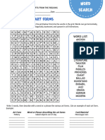 Word Search Contemporary Art Forms
