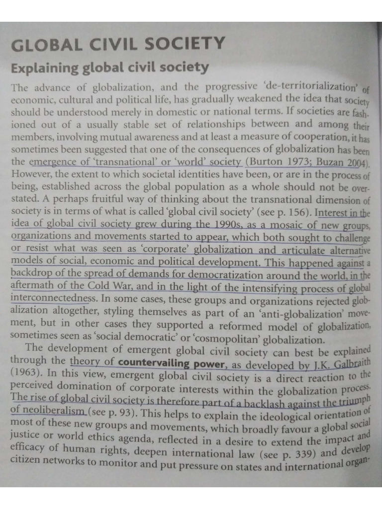 Global Civil Society | PDF