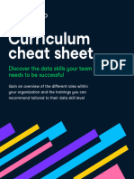 DataCamp Curriculum Cheat Sheet