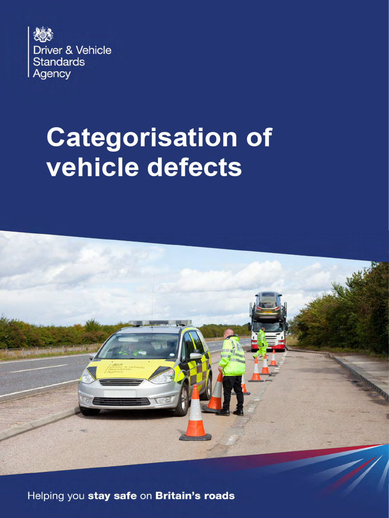 DVSA Categorisation of Vehicle Defects April 2023 v1 | PDF | Vehicle ...