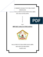 Laporan Awal Demplot BPP Pegasing 2022