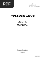 Pollock Step Lift Users Manual