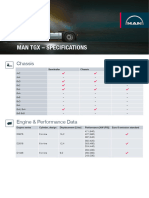 Man LKW TGX Datenblatt