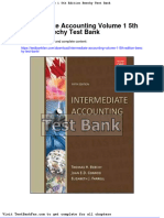 Dwnload Full Intermediate Accounting Volume 1 5th Edition Beechy Test Bank PDF