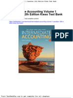 Dwnload Full Intermediate Accounting Volume 1 Canadian 12th Edition Kieso Test Bank PDF