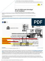 El Gobierno de Rajoy Usó A La Policía para Investigar Ilegalmente Al Fiscal Jefe de Catalunya