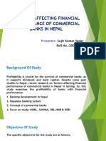 Factor Affecting Financial Performance of Commercial Bak