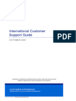 Telstra International Customer Support Guide - October 2021