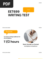 Eet699 Writing Test