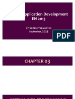 Visual Application Development EN 2013: Year Semester September