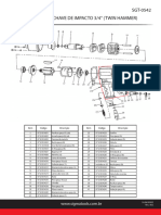 SGT-0542 - Chave de Impacto 3-4 VE TWIN HAMMER