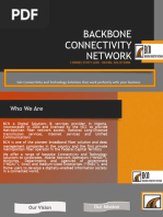 Brochure - Backbone Connectivity Network