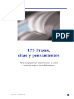 175 Frases, Citas y Pensamientos